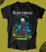 BUTSHIRT   Black Sabbath – Forbidden‘  Baskılı 'Regular-Fit' Unisex Tişört