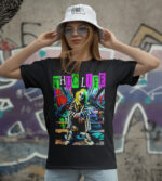 BUTSHIRT   Beetlejuice  – Thuglife‘  Baskılı 'Regular-Fit' Unisex Tişört - Görsel 2