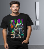 BUTSHIRT   Beetlejuice  – Thuglife‘  Baskılı 'Regular-Fit' Unisex Tişört - Görsel 3