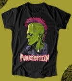 BUTSHIRT   PunkerStein‘  Baskılı 'Regular-Fit' Unisex Tişört
