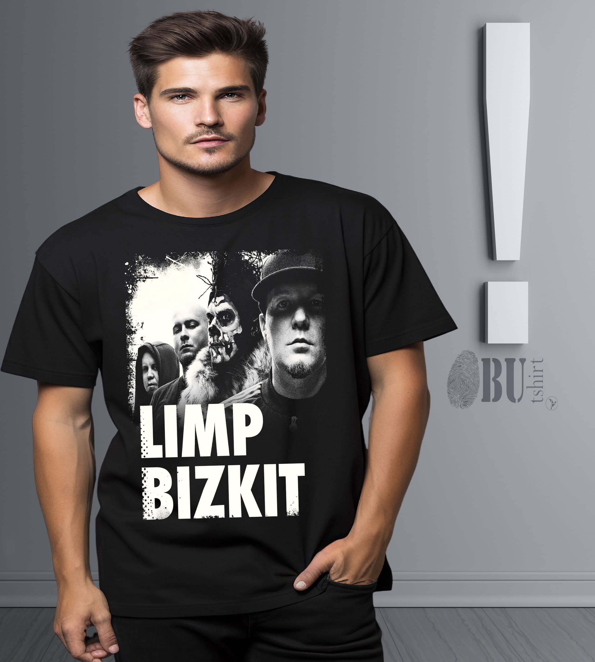 BUTSHIRT 'Limp Bizkit – Band' Baskılı 'Regular-Fit' Unisex Tişört