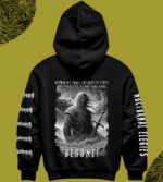 Kareli Siyah Renkli Grim Fantastik Tasarımlı Kapüşonlu Sweatshirt, Sıcak ve Rahat Giyim Tarzı İçin Idealdir. Özel Siyah Renkli Baskı ve Yazılar ile Tarzınızı Yansıtın. Yehiky T-shirt, Günlük Moda İçin Mükemmel Seçim.