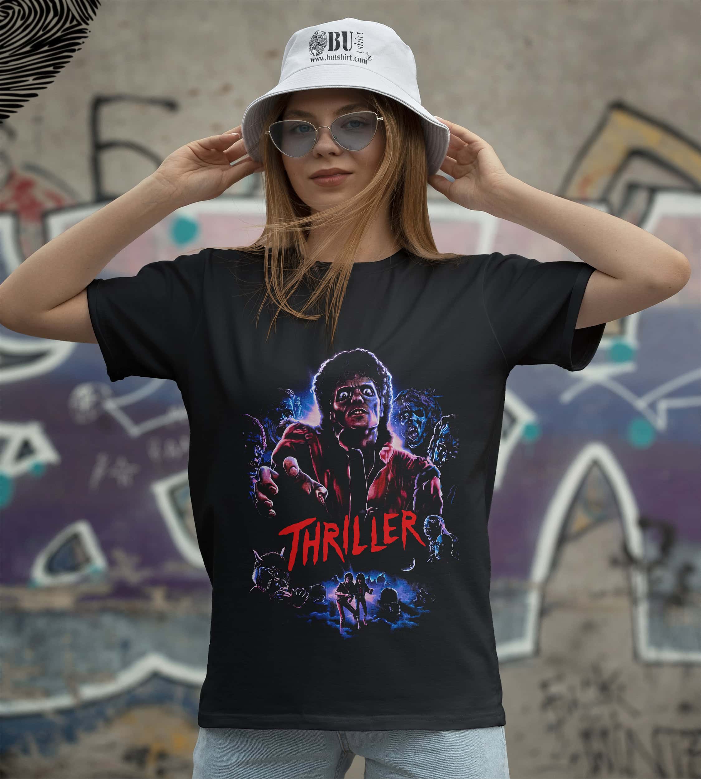 BUTSHIRT 'Michael Jackson - Thriller' Baskılı 'Regular-Fit' Unisex