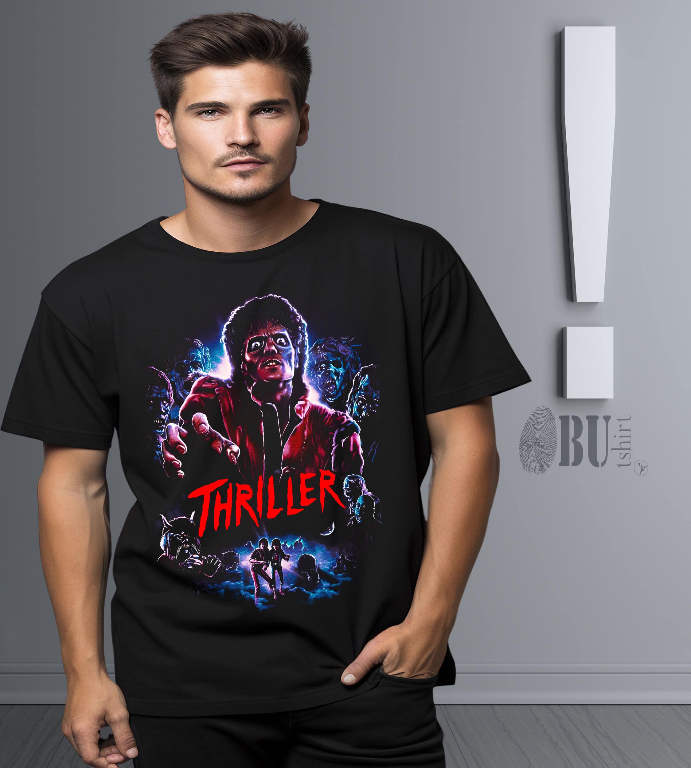 BUTSHIRT 'Michael Jackson - Thriller' Baskılı 'Regular-Fit' Unisex
