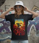 BUTSHIRT 'Doom‘  Baskılı 'Regular-Fit' Unisex Tişört - Görsel 2