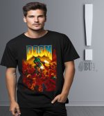 BUTSHIRT 'Doom‘  Baskılı 'Regular-Fit' Unisex Tişört - Görsel 3