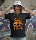 BUTSHIRT 'Halloween - Cat Party‘  Baskılı 'Regular-Fit' Unisex Tişört - Görsel 2