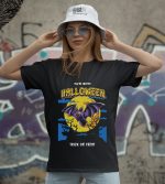 BUTSHIRT 'Halloween - Bat - Trick Or Treat' Regular-Fit' Unisex Tişört - Görsel 2