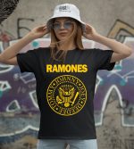 BUTSHIRT 'Ramones - Rock Band - Logo' Regular-Fit' Unisex Tişört - Görsel 2