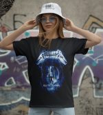 BUTSHIRT 'Metallica - Ride The Lightning' Regular-Fit' Unisex Tişört - Görsel 2