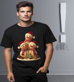 BUTSHIRT 'Little Snowmans - Christmass - Noel - Yeni yıl - Kardan Adam' Regular-Fit' Unisex Tişört - Görsel 3