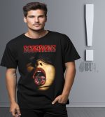 BUTSHIRT 'Scorpions - Scorpion Tongue' Regular-Fit' Unisex Tişört - Görsel 3