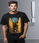 BUTSHIRT 'Infected - Breathless Kiss on the Lips of Melancholia' Regular-Fit' Ön & Arka Baskılı Unisex Tişört - Görsel 4